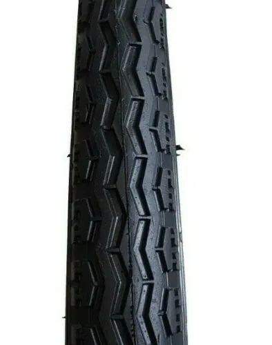 26 x 1 1/2x 1 5/8 (44 - 584) Black Zig Zag Roadster Tyre Bikes Tyres Or Tubes