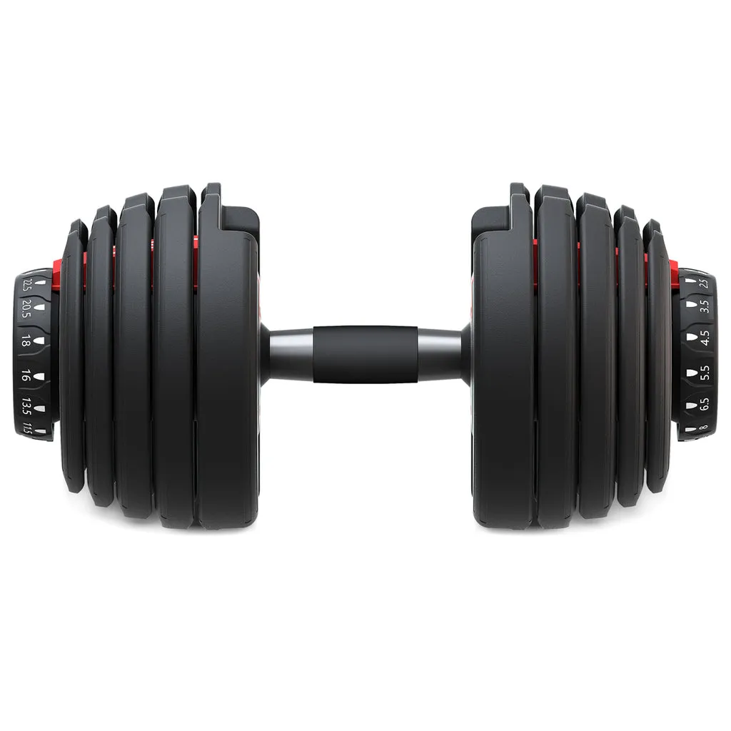 Adjustable Dumbbells 2.5-24kg with Stand, Smart Lock