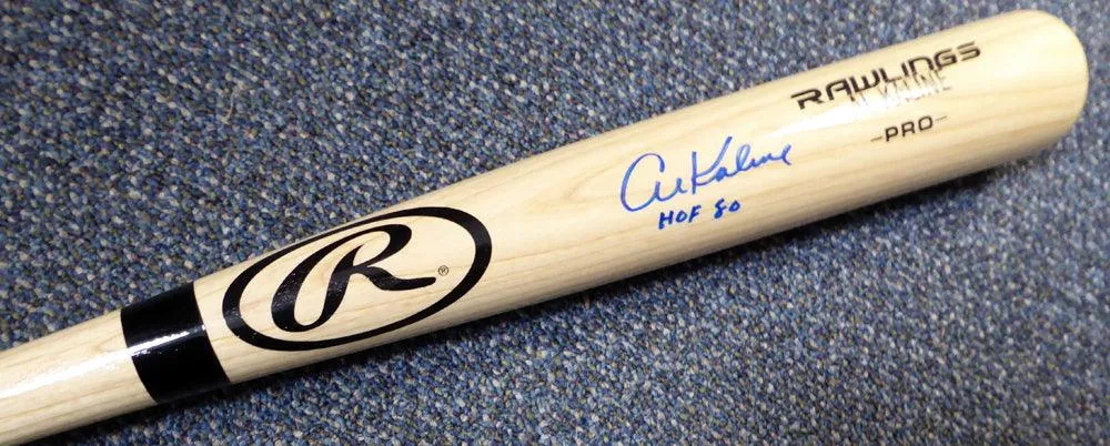 Al Kaline Autographed Rawlings Bat Tigers "HOF 80" PSA/DNA Stock #110759