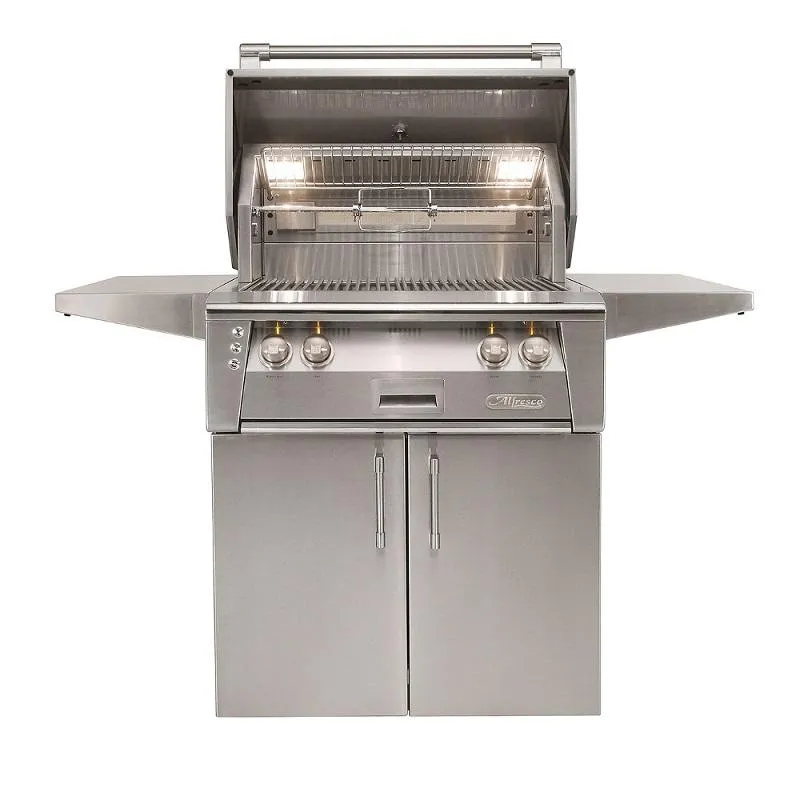 Alfresco Grills ALXE 30" 2-Burner FS LP Grill w/ Sear Zone and Rear Infrared Burner