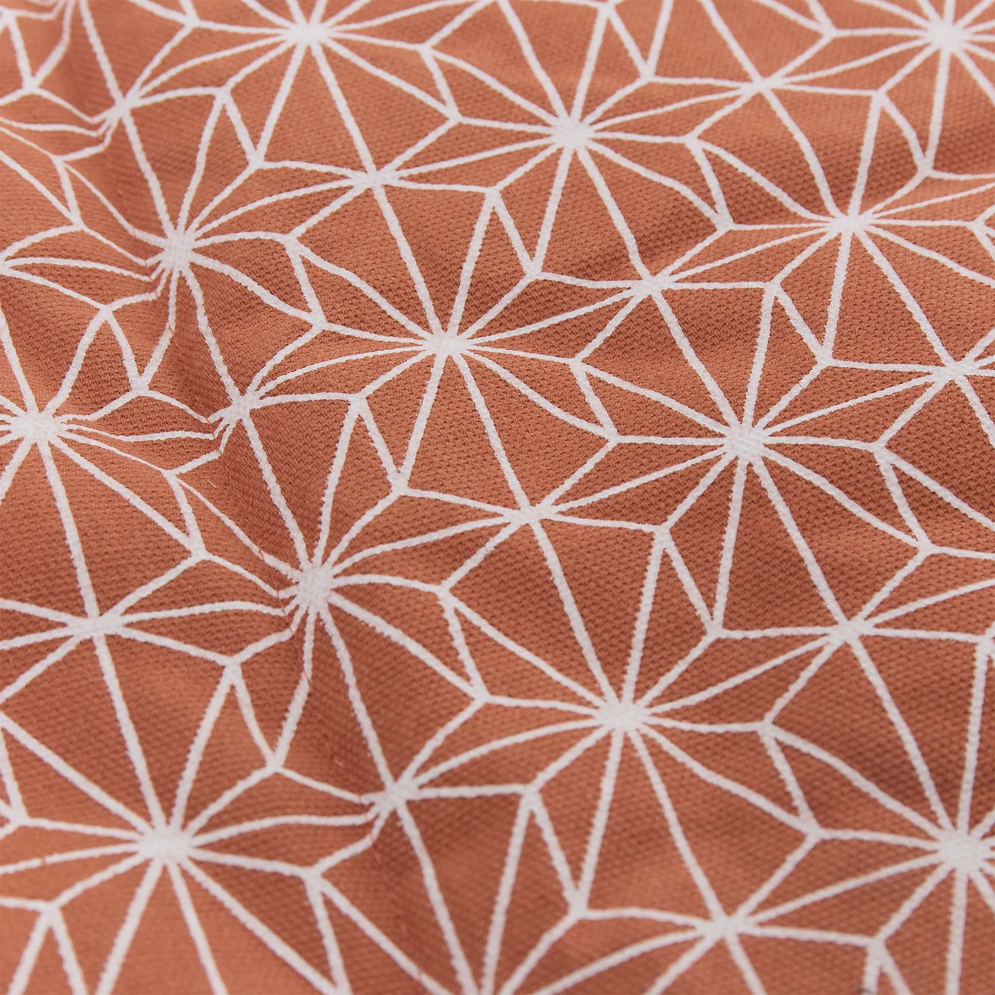 Ankisa Picnic Blanket [Terracotta/Sage green/Natural white]