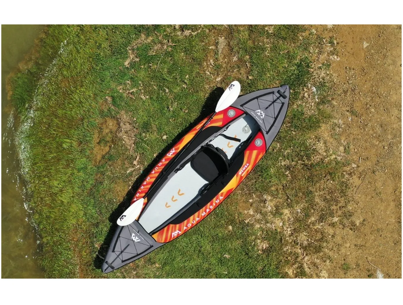 Aqua Marina Memba-330 1 Person Touring Kayak w/ Paddle