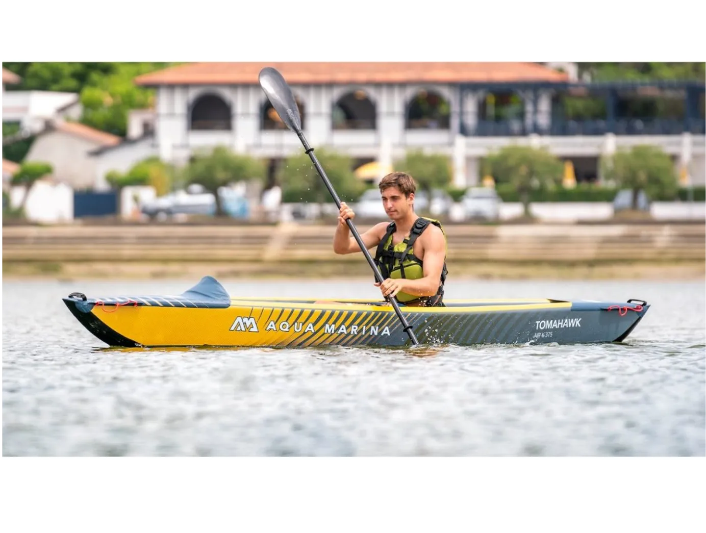 Aqua Marina Tomahawk AIR-K 375- High Pressure Speed Kayak- 1 Person - In Stock