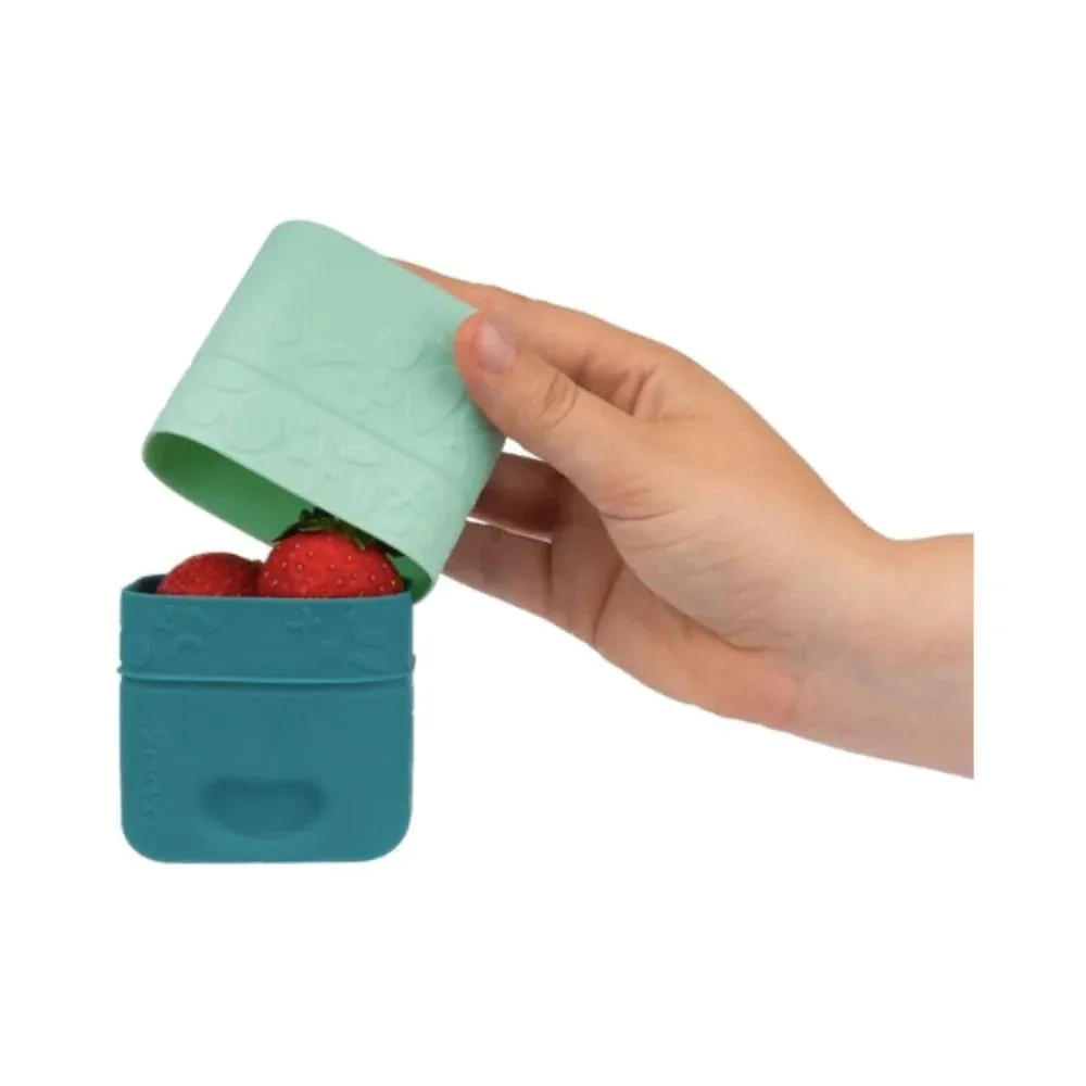 b box Silicone Snack cups Ocean