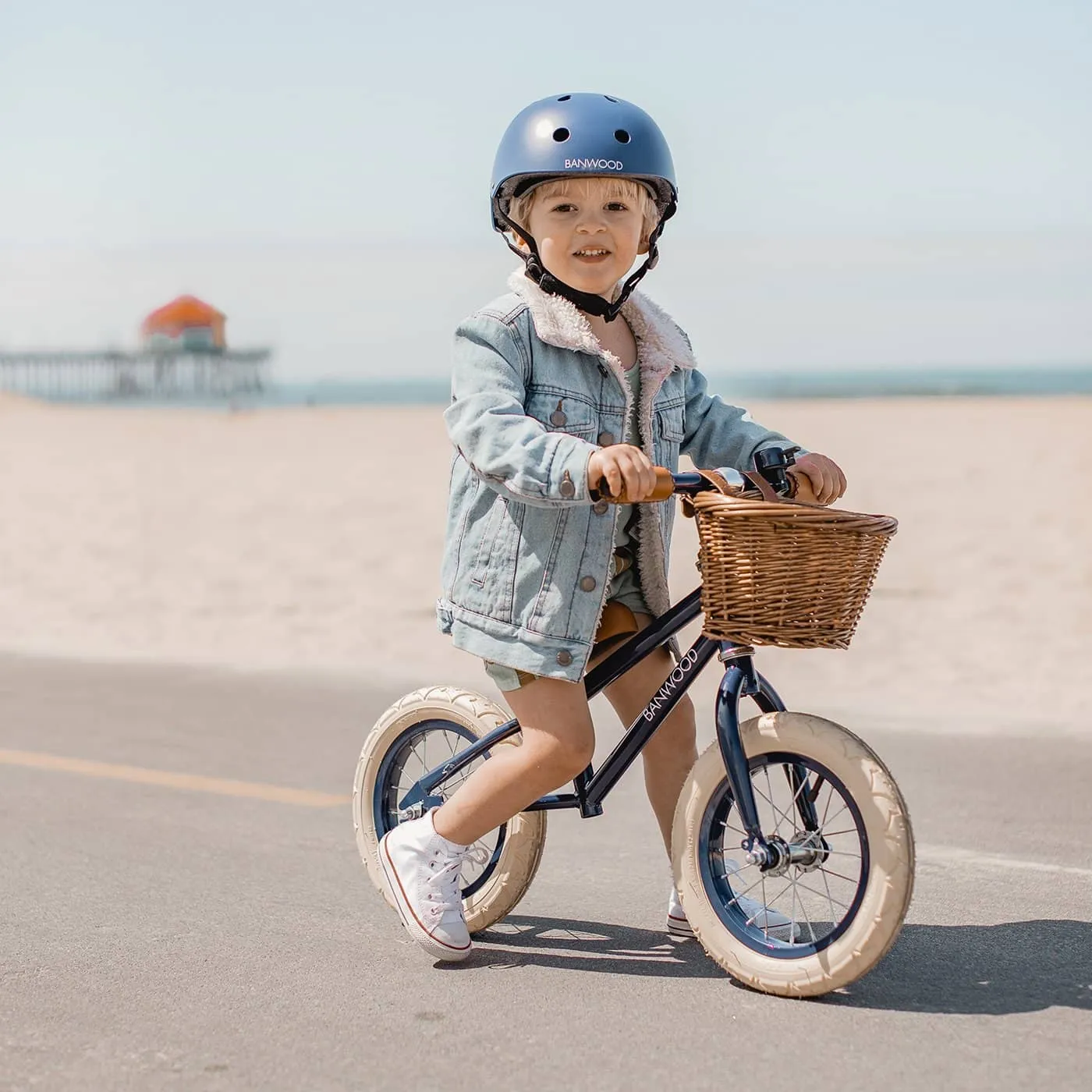 Banwood First Go Balance Bike - Navy Blue