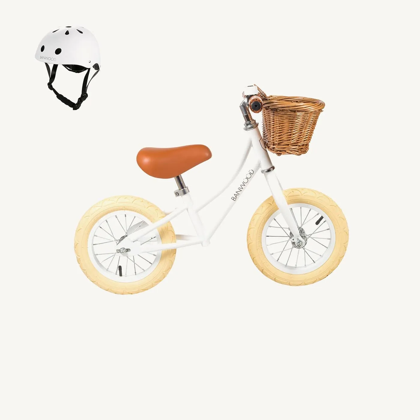 Banwood First Go Balance Bike - White