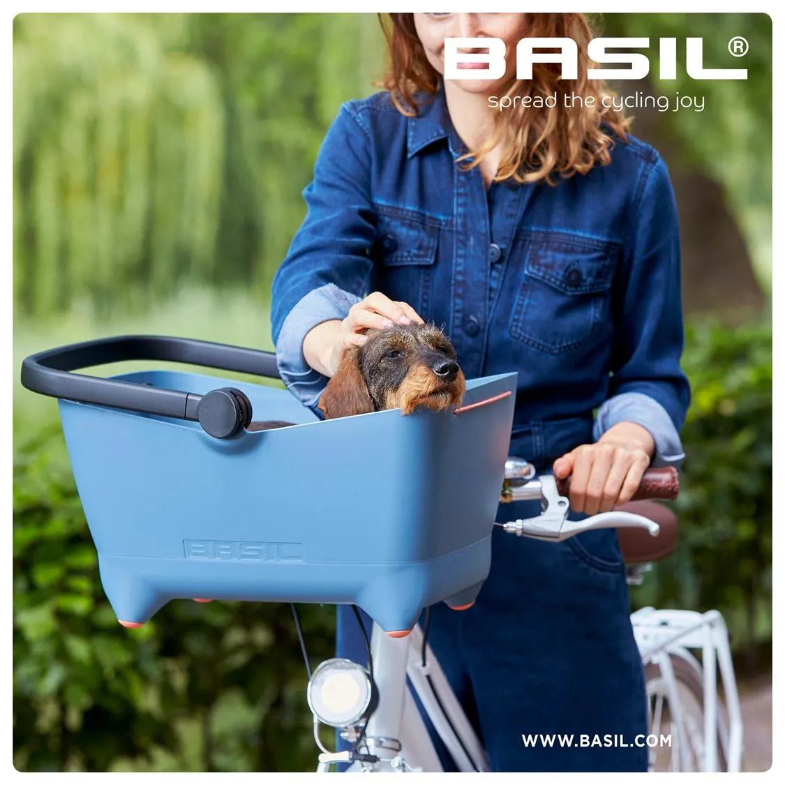 Basil Buddy Front Pet Bike Basket (KF fittings inc)