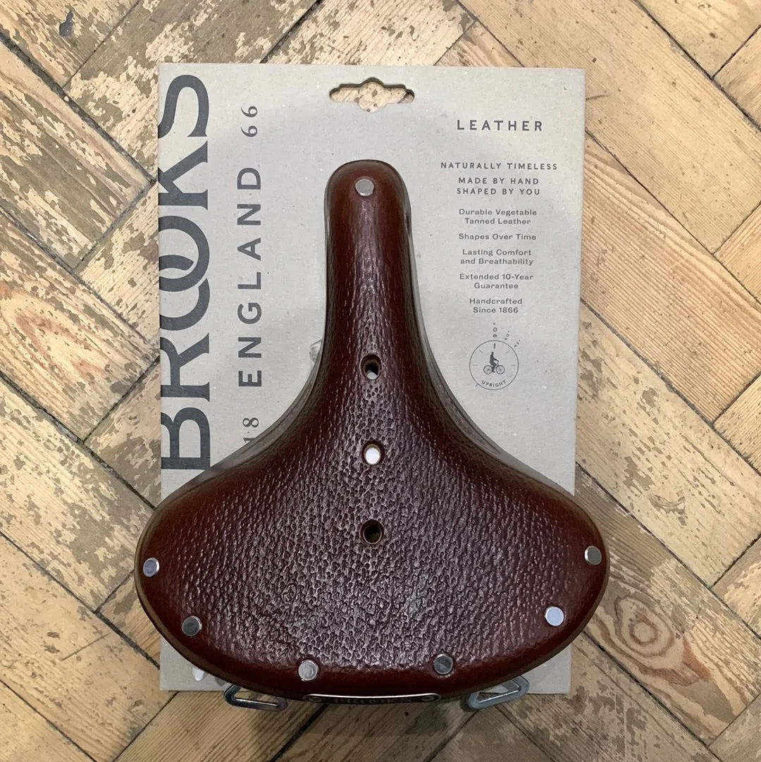 Brooks B67 Short Saddle Brown