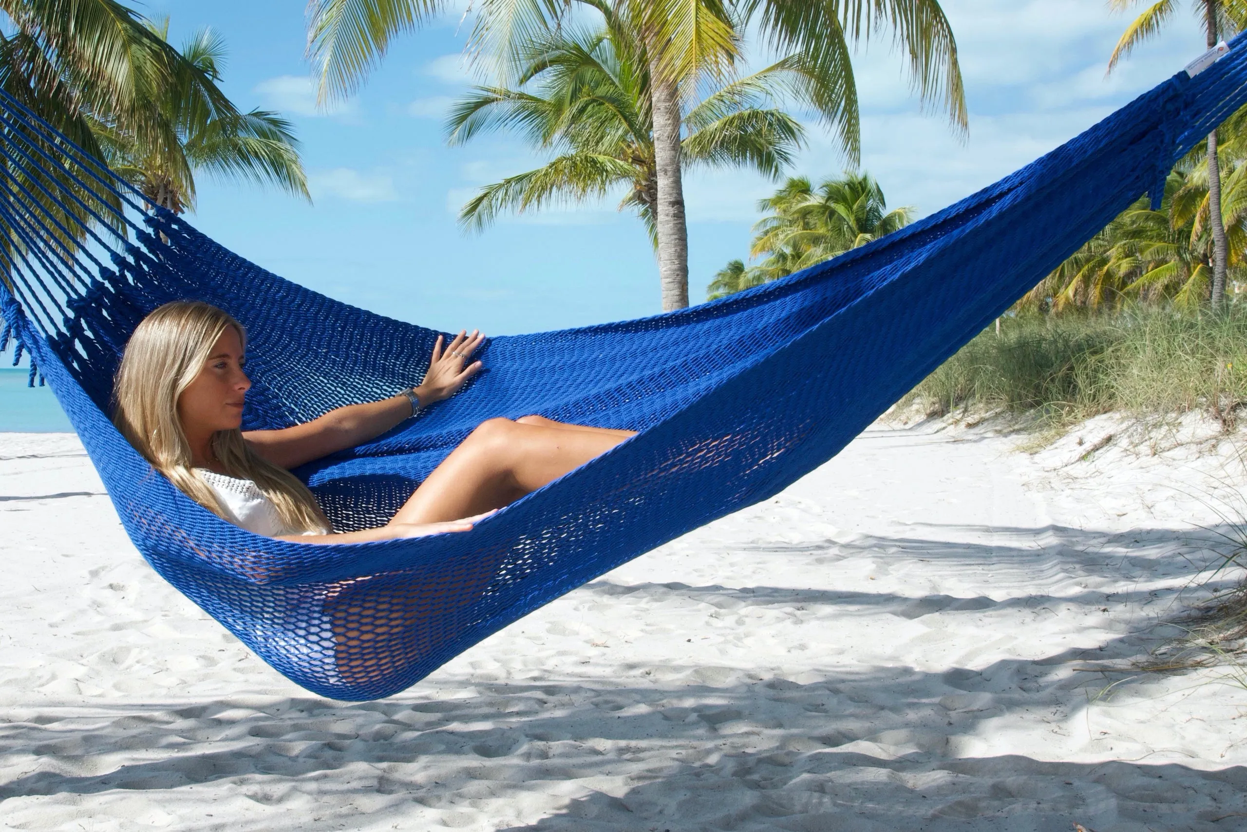 Caribbean Mayan Hammock - Dark Blue