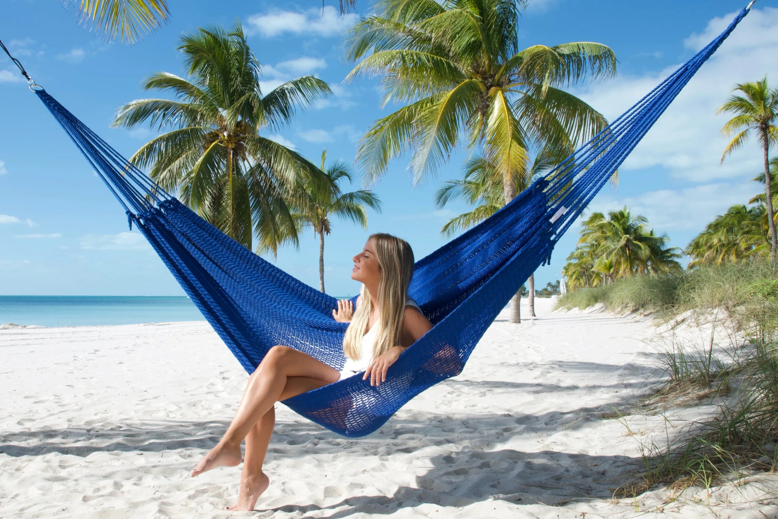 Caribbean Mayan Hammock - Dark Blue