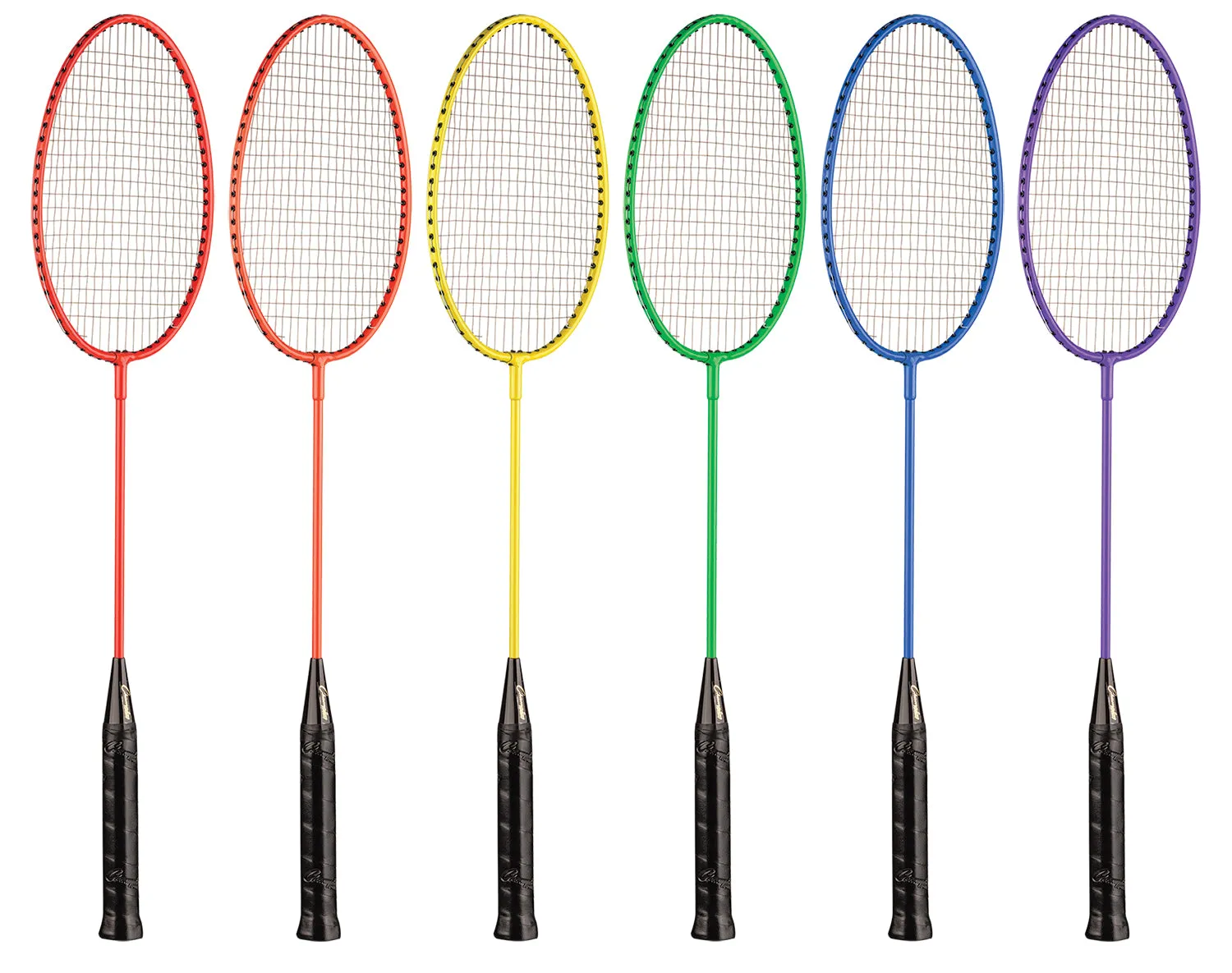 Champion Sports Tempered Steel Badminton Racket Set