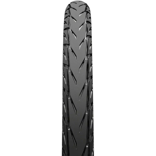 Continental Contact Plus City Tire - 27.5 x 2.20, Clincher, Wire, Black/Reflex, SafetyPlus Breaker, E50