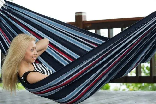 Deluxe Brazilian Double Hammock with Universal Stand