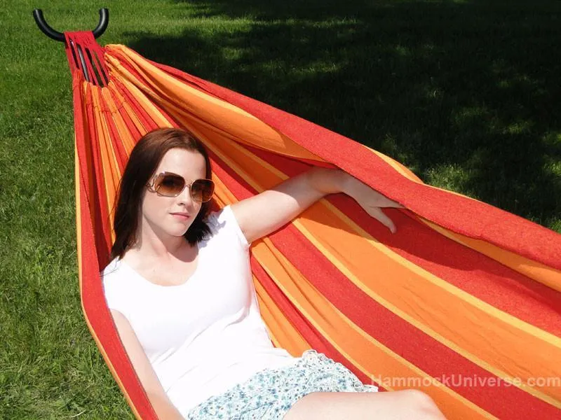 Deluxe Brazilian Double Hammock with Universal Stand