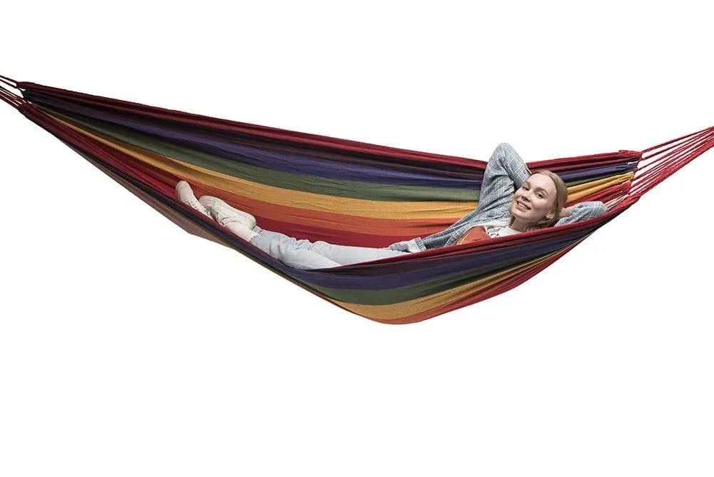 Deluxe Brazilian Double Hammock with Universal Stand