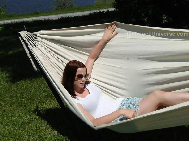 Deluxe Brazilian Double Hammock with Universal Stand