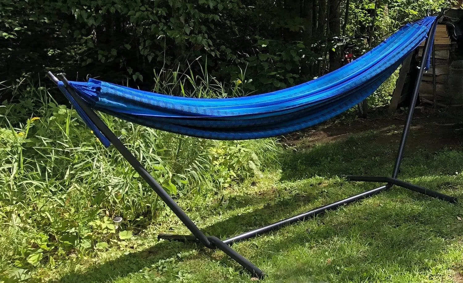 Deluxe Brazilian Double Hammock with Universal Stand