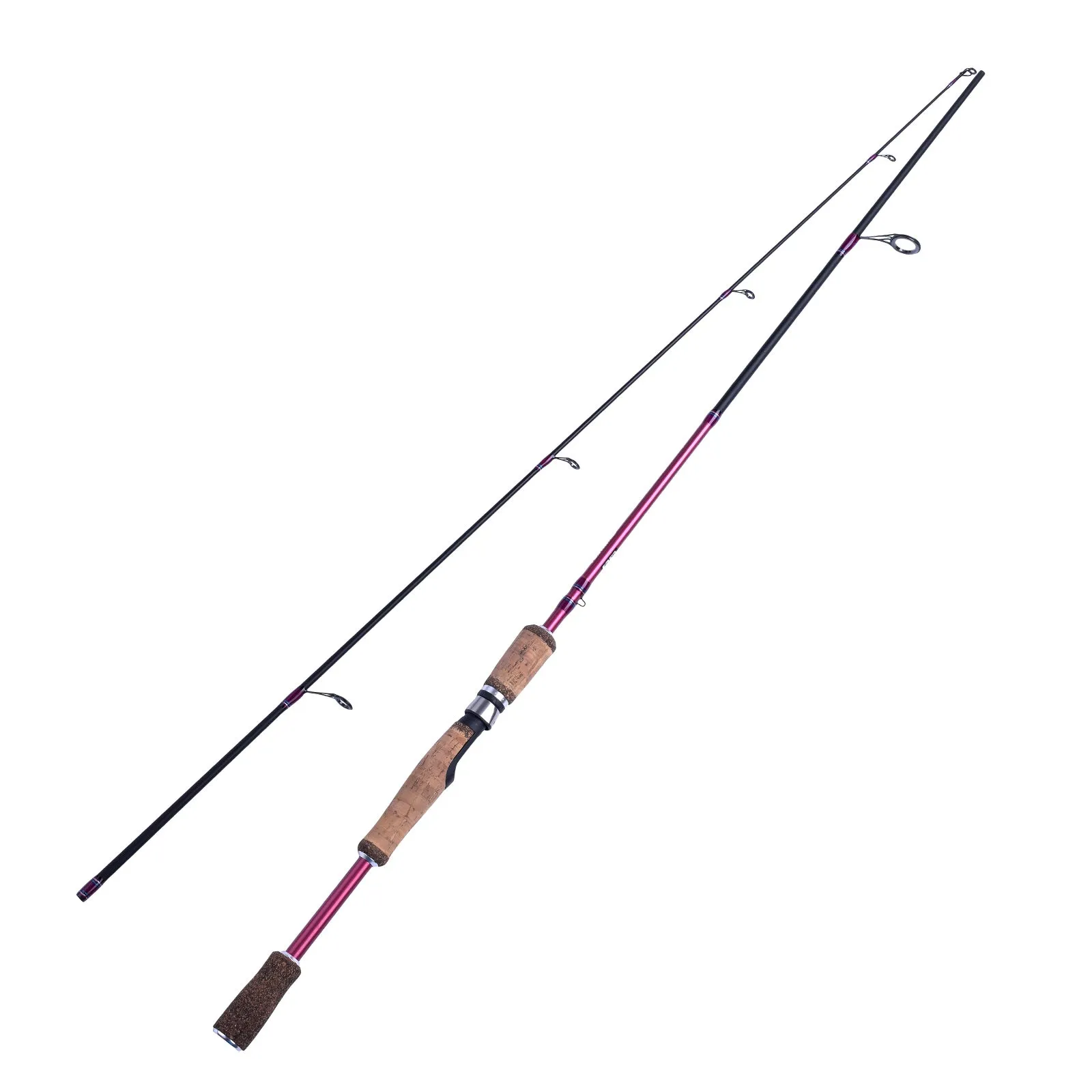 Fairiland 018C M MH Spinning Fishing Rod 1.83m/1.98m/2.1m Carbon Lure Fishing Pole Cork Wood Handle