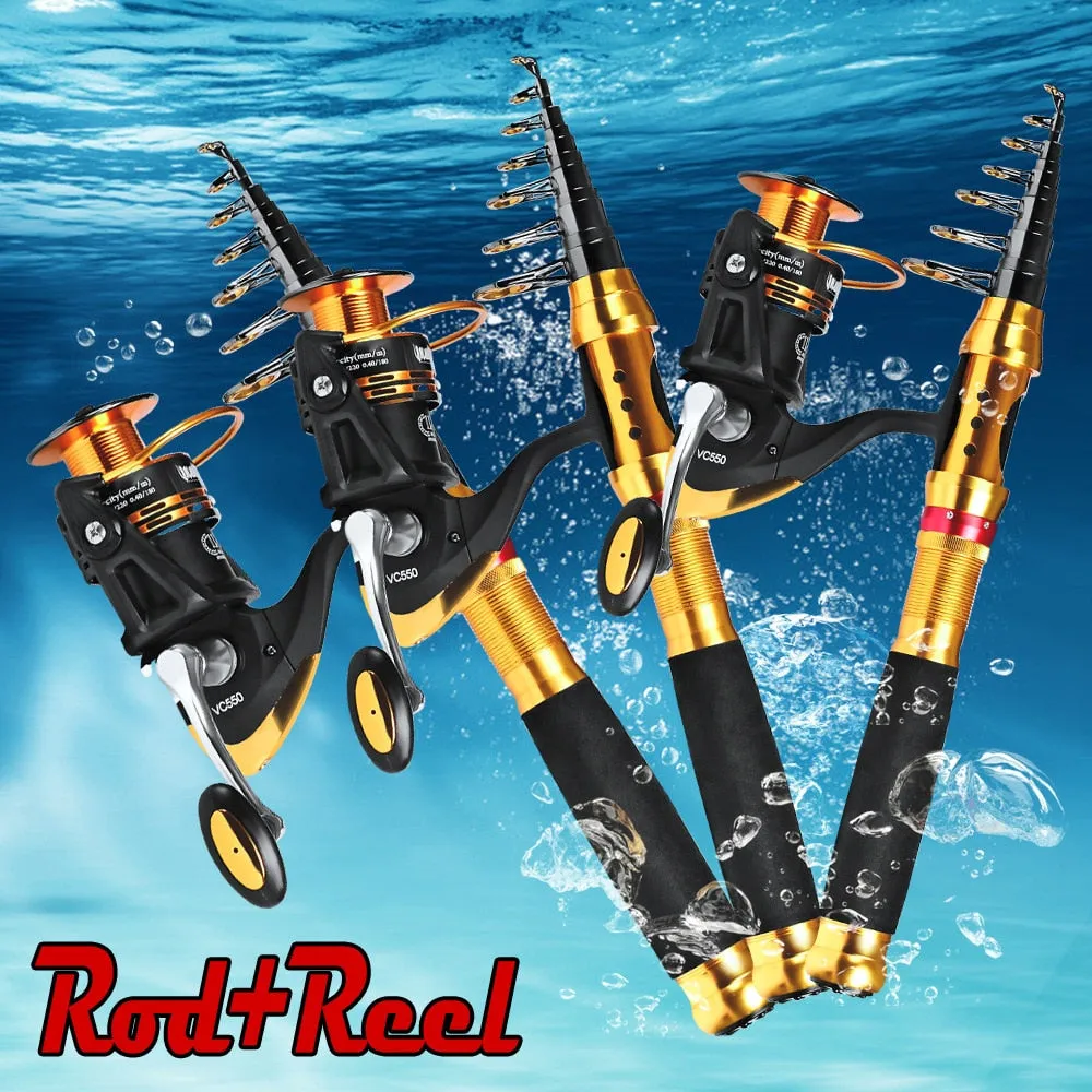 Fishing Rod And Reel Combo Set