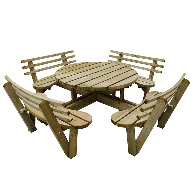 Forest Garden Circular Picnic Table