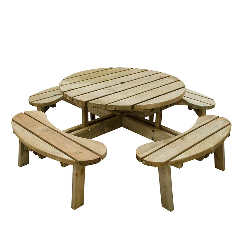 Forest Garden Circular Picnic Table