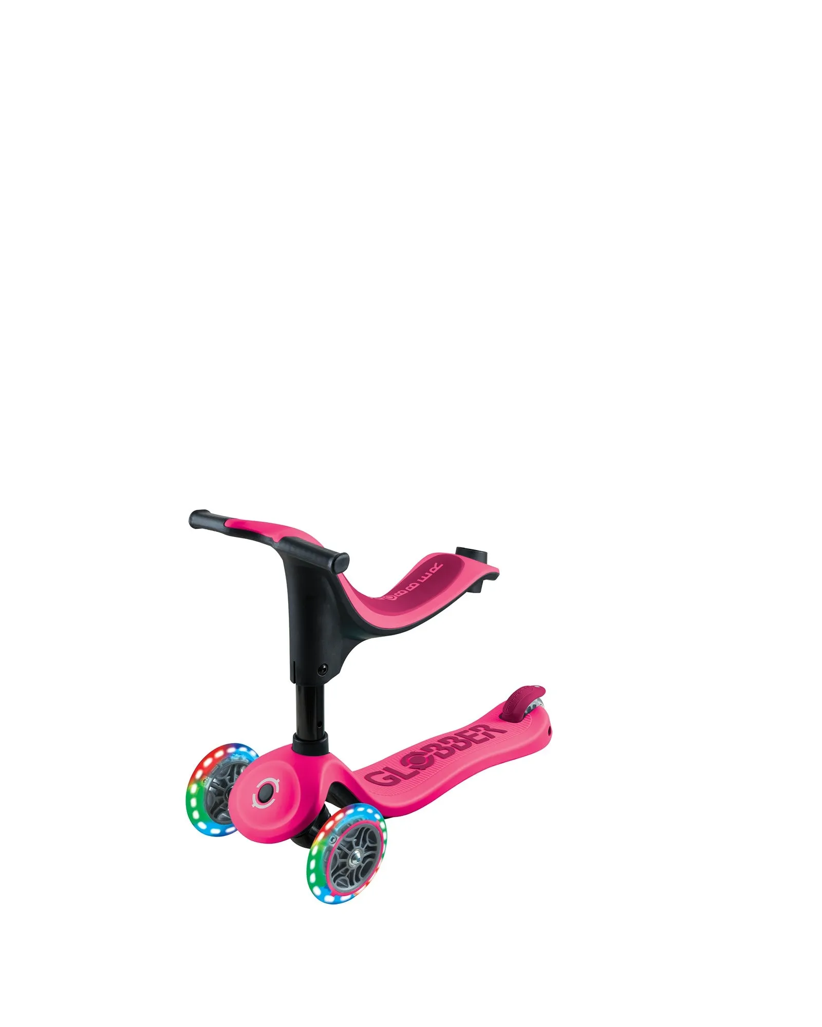 Globber Go Up Sporty Lights V2 Dark Pink