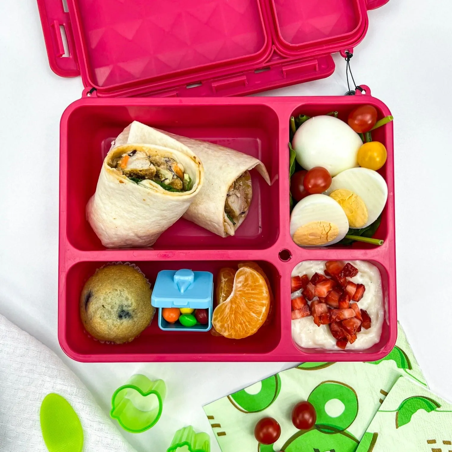 Go Green Lunch Box Bundle - Pink & Purple MEDIUM