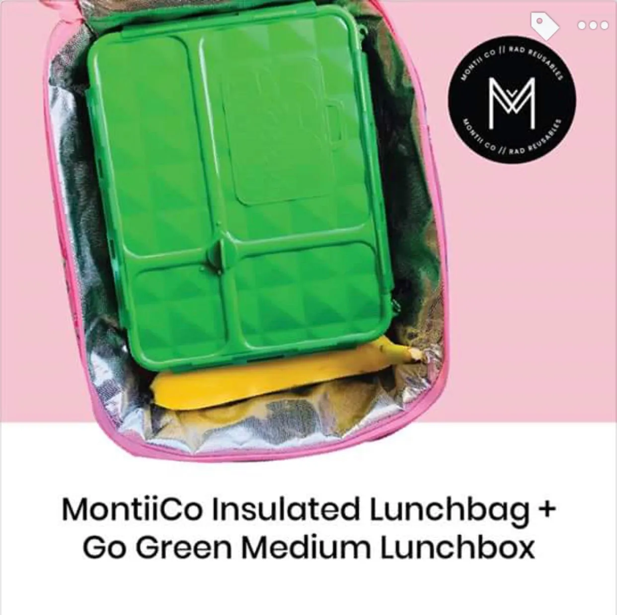 Go Green Lunch Box Bundle - Pink & Purple MEDIUM