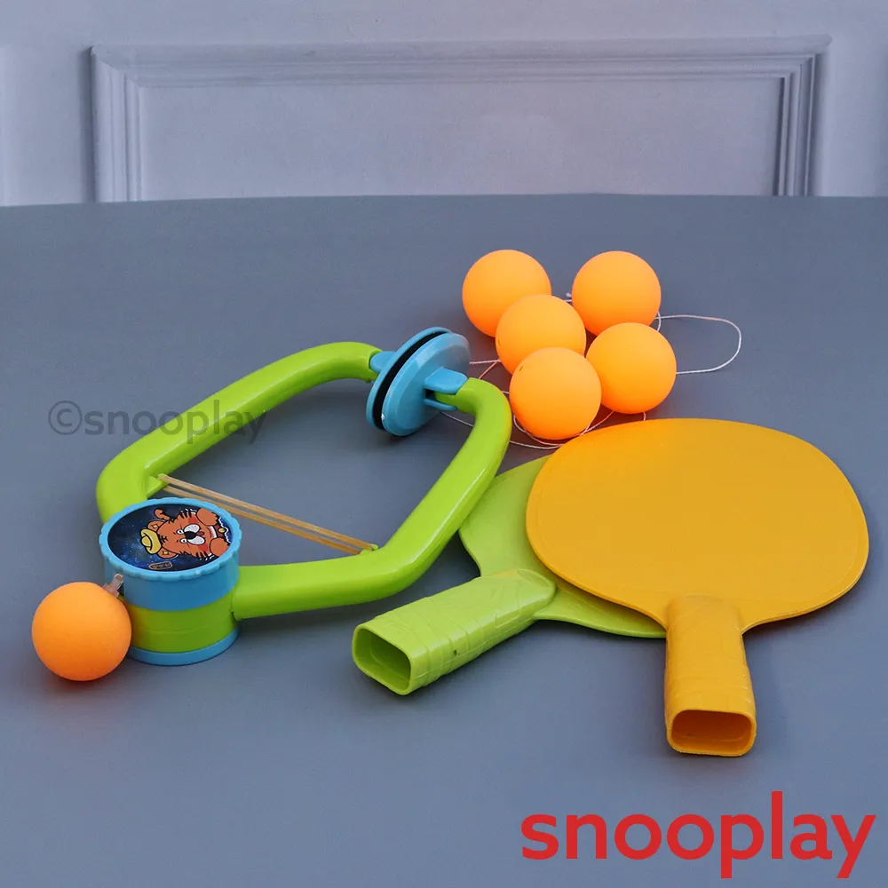 Hanging Pingpong with Table Tennis Racquets Training Set