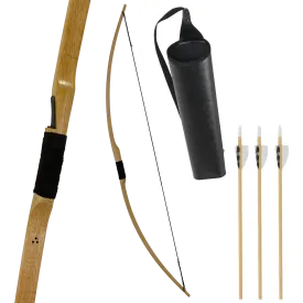 Heritage Youth Longbow plus Quiver and Arrows