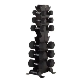 Hex Rubber Dumbbells (2.5kg to 20kg) Set