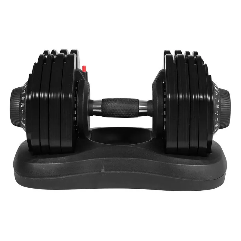 Hit Fitness Deluxe Weight Bench with 40kg Adjustable Dumbbells