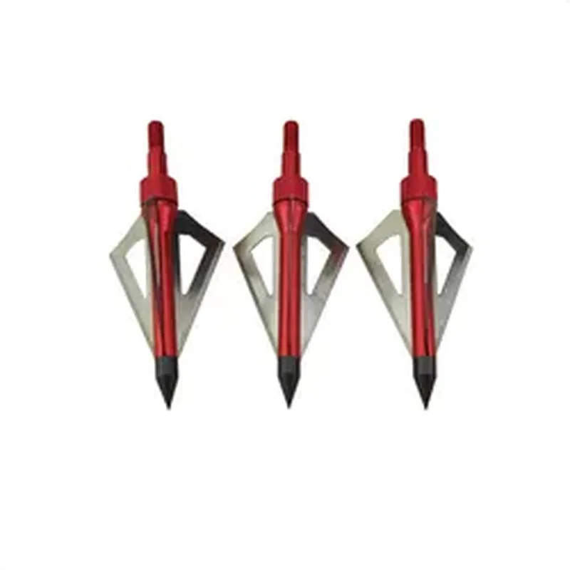 JX211 100 Grain Archery Arrowhead 3 Blade Shape Broadheads for Bow and Crossbow Shooting Accessories