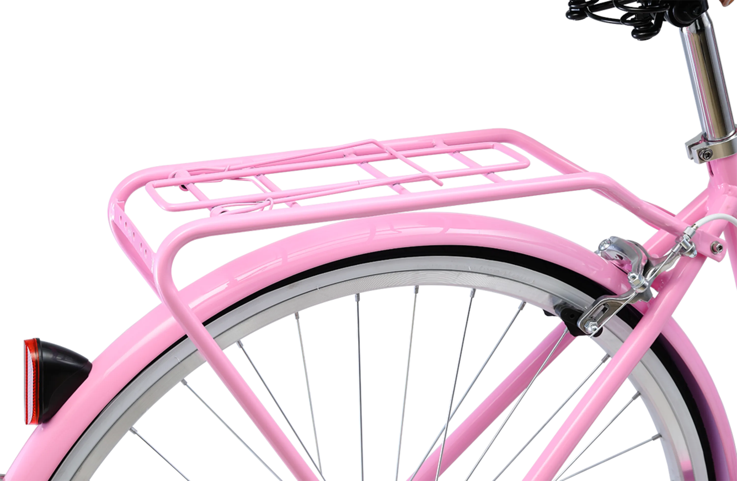 Ladies Classic Plus Vintage Bike Pink