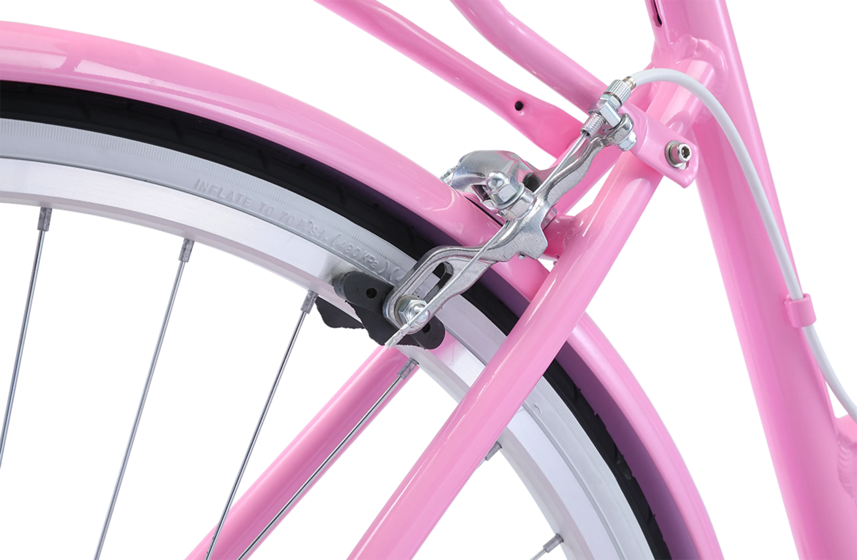 Ladies Classic Plus Vintage Bike Pink