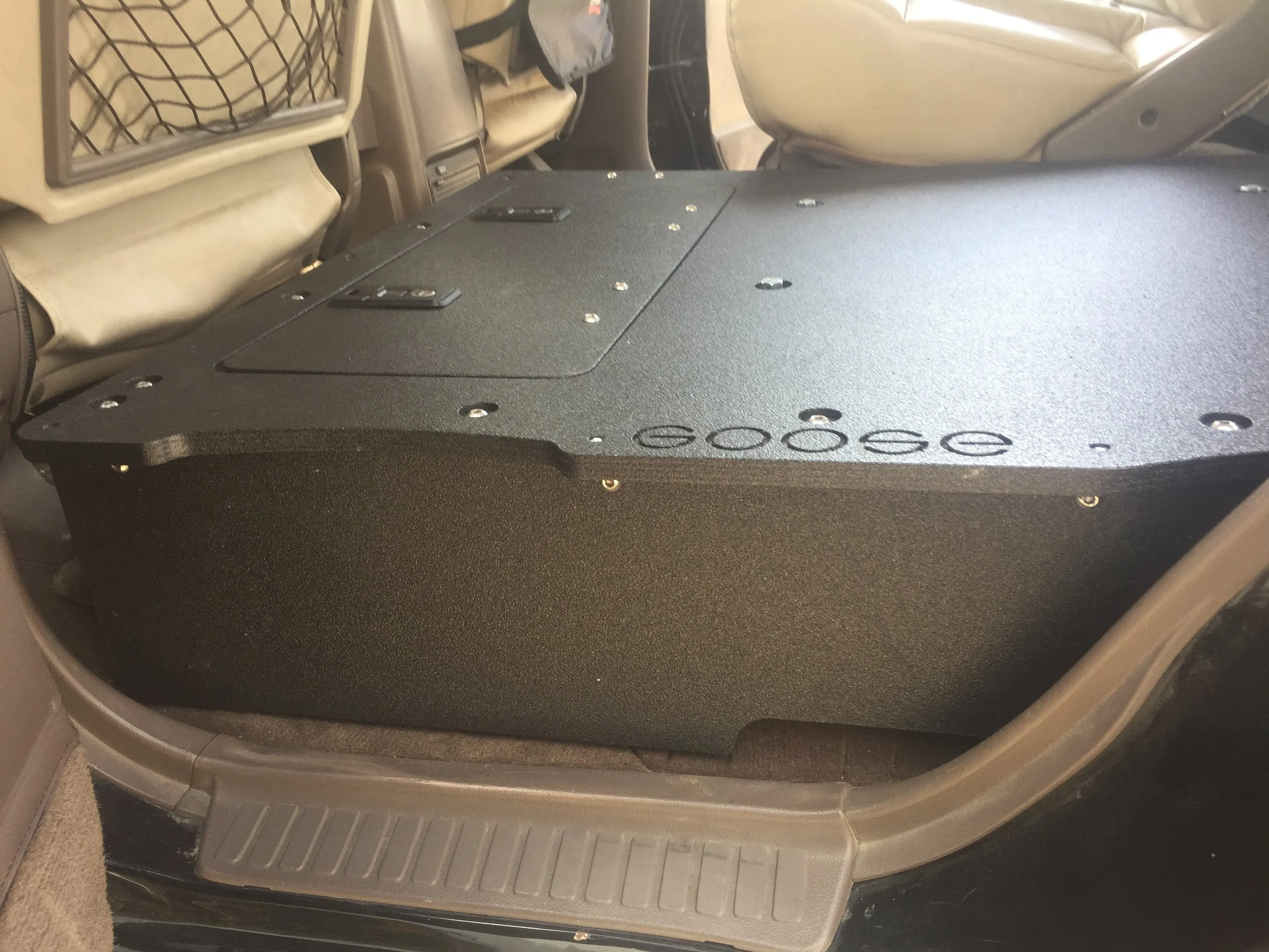 Land Cruiser 80 Second Row Seat Delete / Low Profile Sleeping Platform