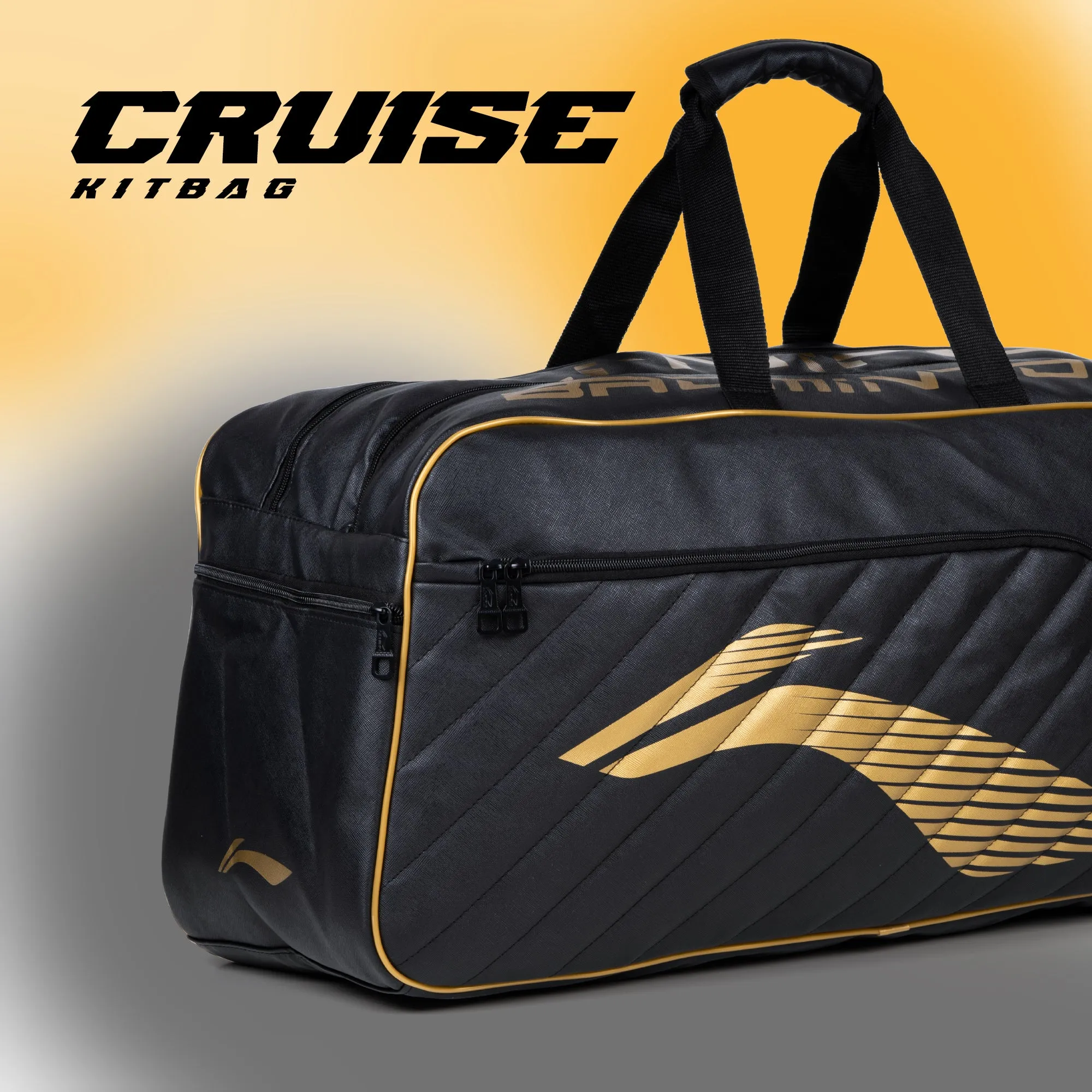 Li-Ning Cruise Badminton Kit Bag (Black) (Size - M/30 L)