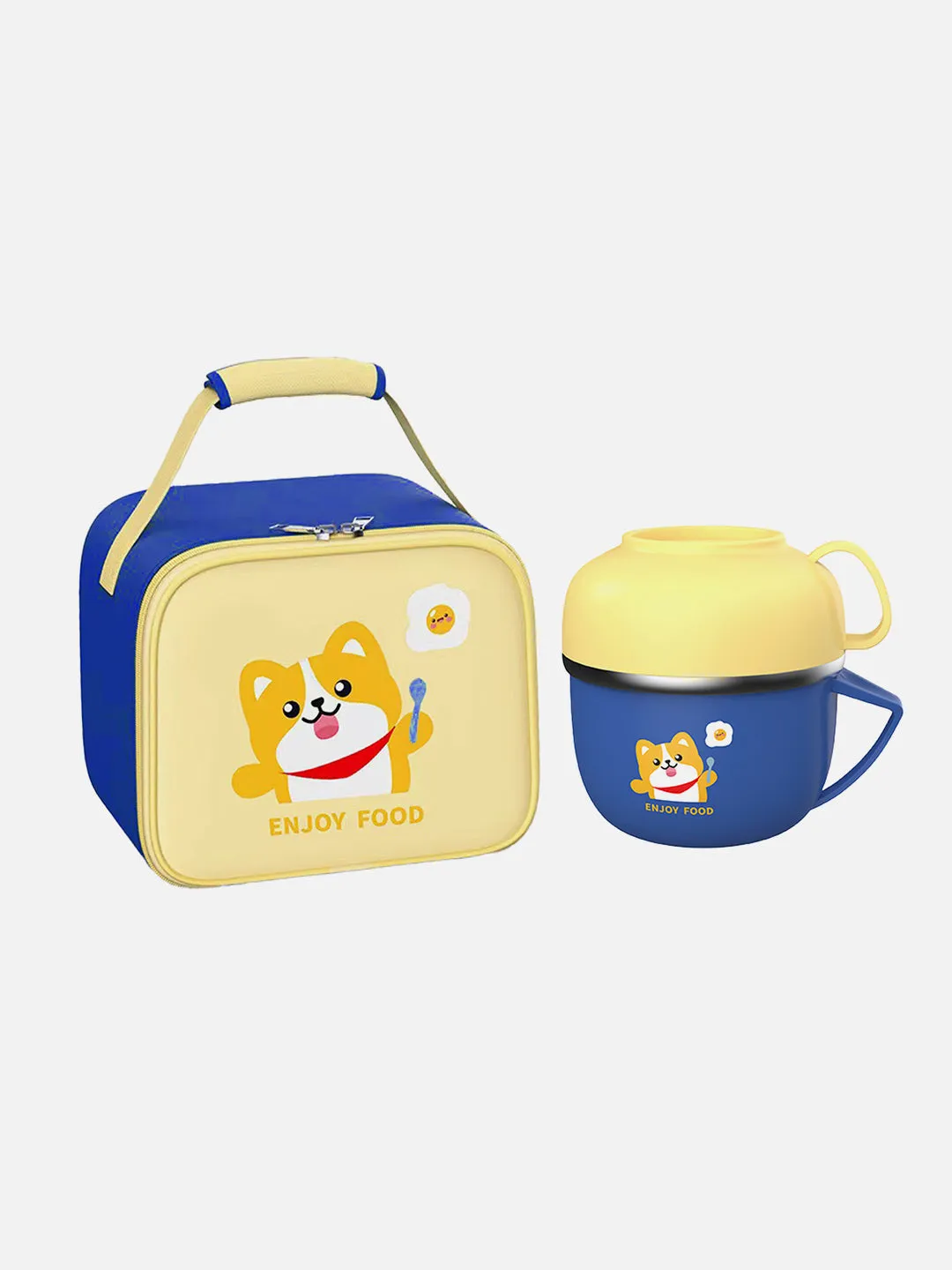 Little Surprise Box Handle Soup/Noodles Lunch Box with matching Cover