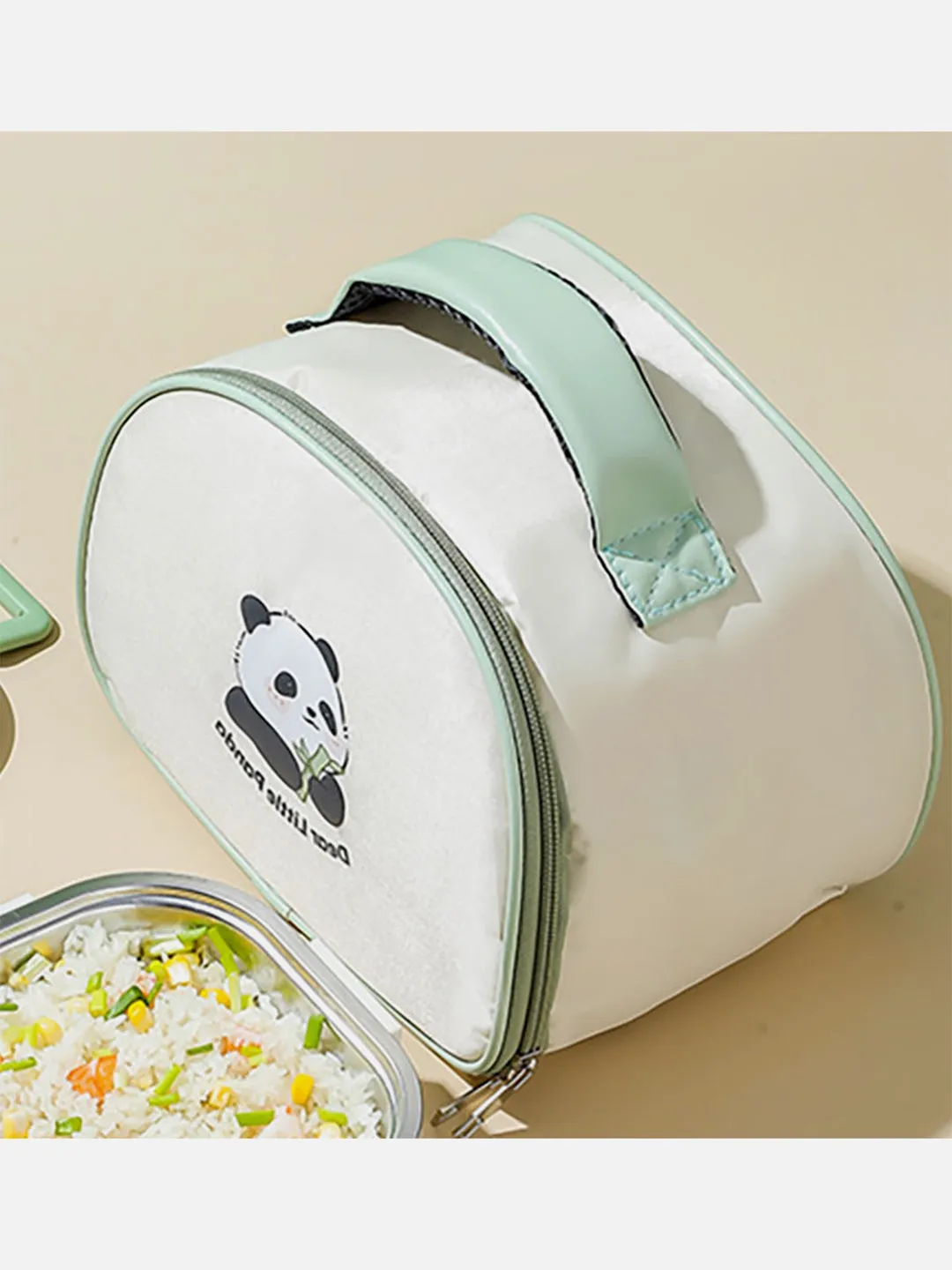 Little Surprise Box Medium Stainless Steel Lunch Box /Tiffin With  Lunch Bag For Kids