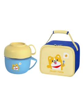 Little Surprise Box Soup and Noodles Lunch Box with matching Cover