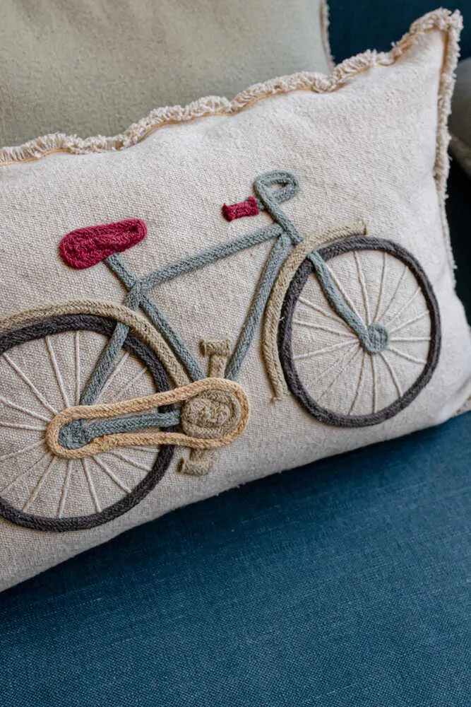 Lorena Canals Floor Cushion Bike