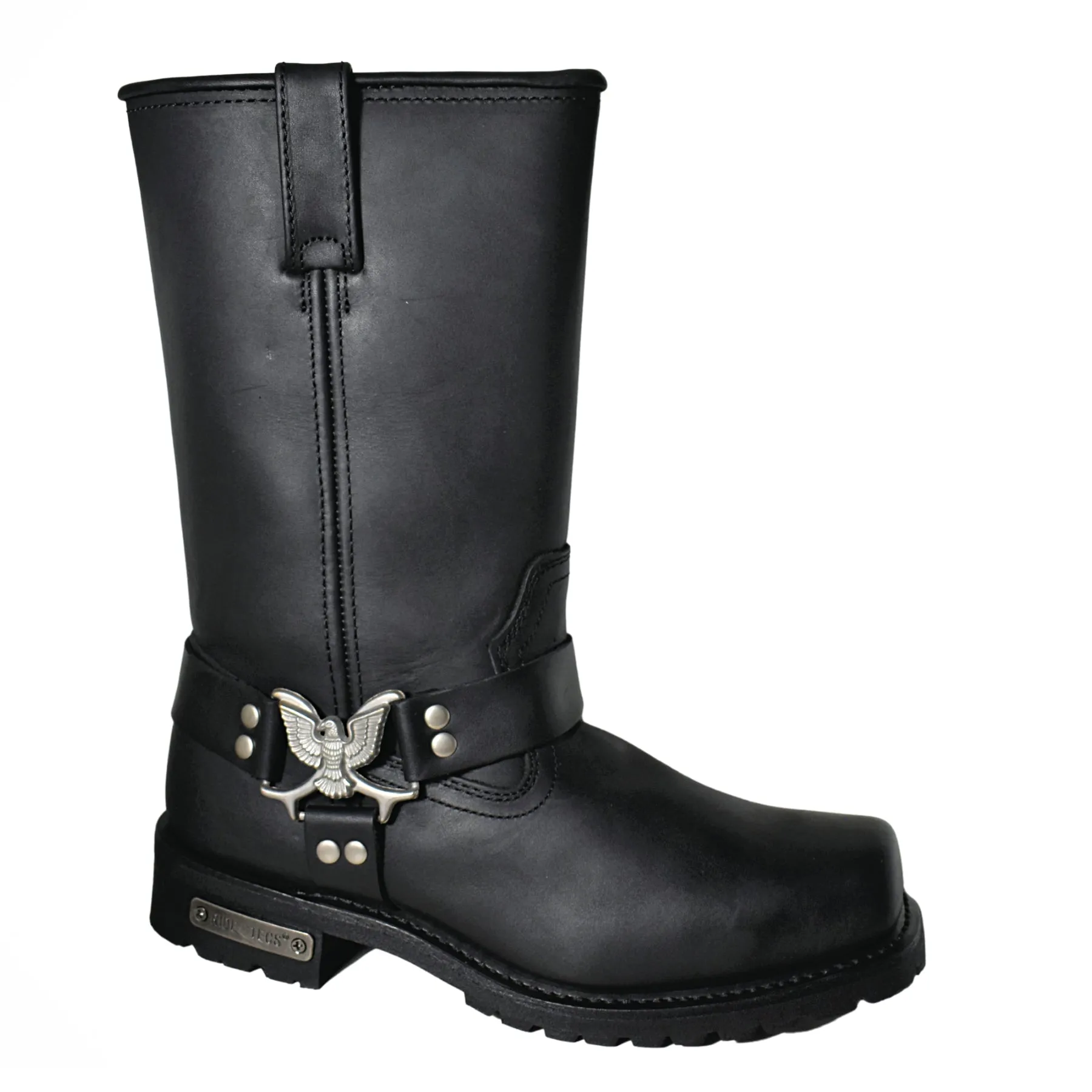 Men's 13" Side Zipper Boot Black - 1442Zipper