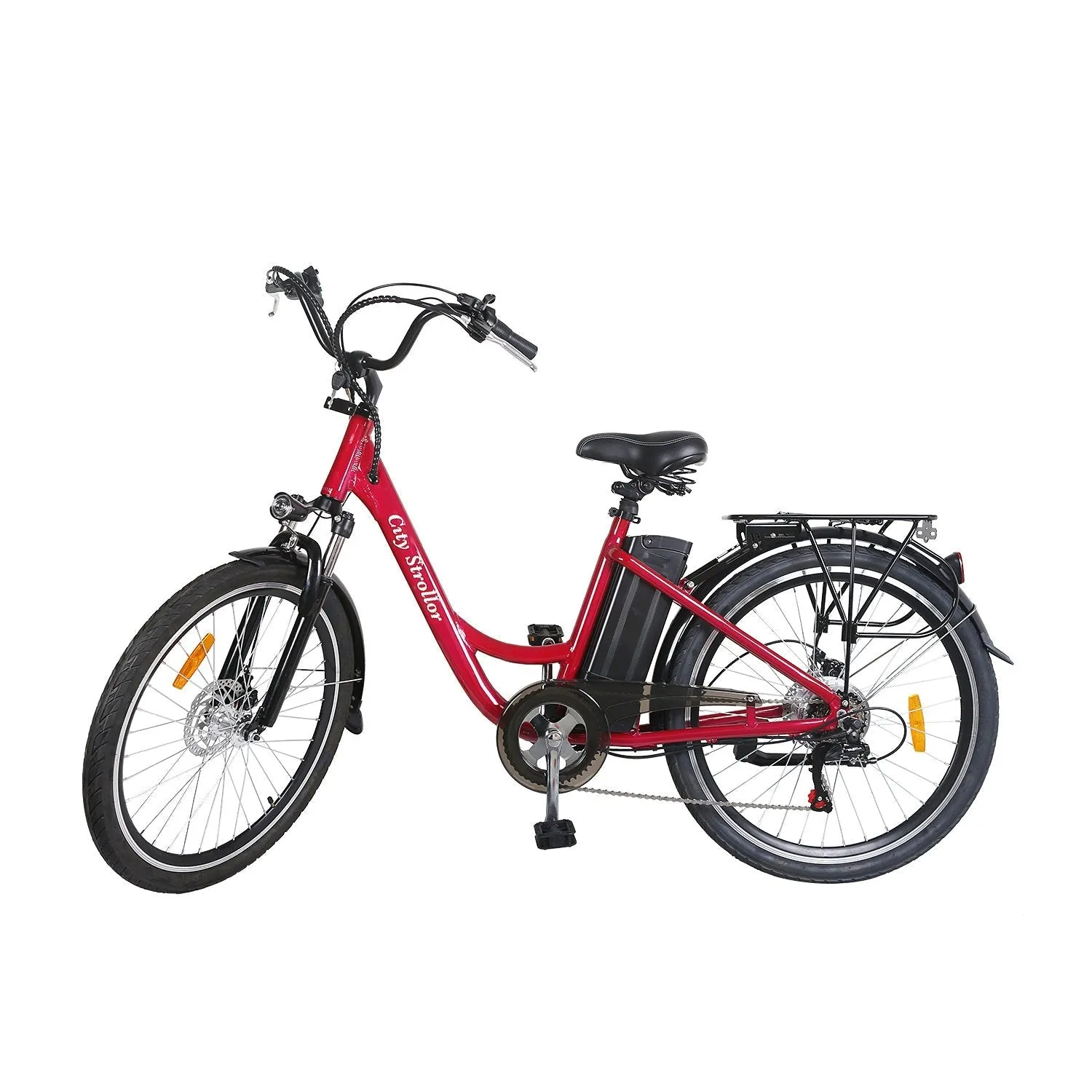 Nakto Stroller 36V/12Ah 350W Cruiser Electric Bike With Plastic Basket