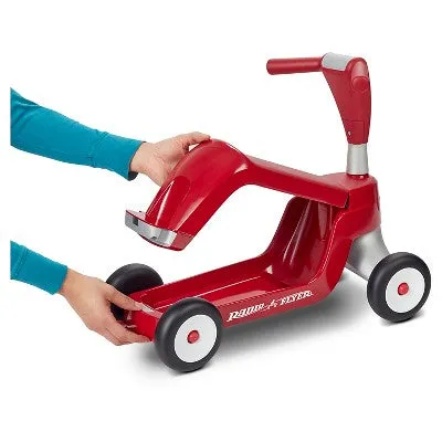 New - Radio Flyer Scoot 2 Scooter - Red