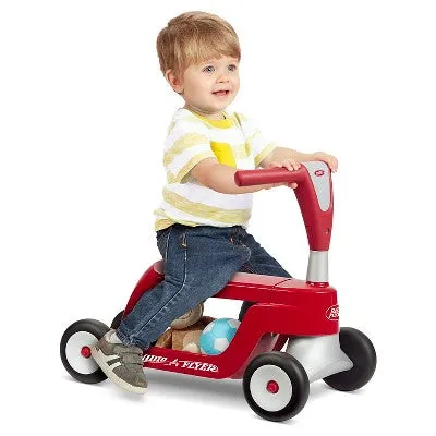 New - Radio Flyer Scoot 2 Scooter - Red