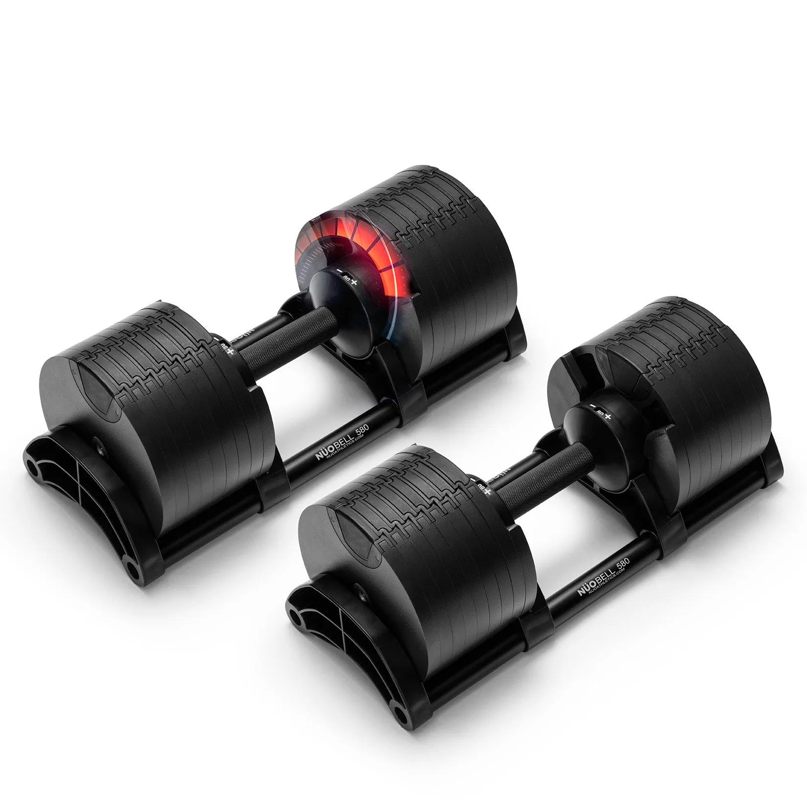 NUOBELL Adjustable Dumbbell Set 5-80 lbs with a Complimentary 3-Year Extended Warranty ($49.99 value)