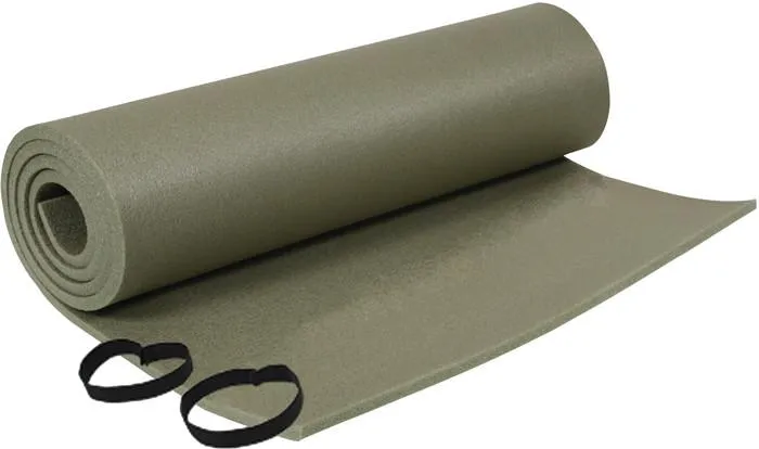 Olive Drab - Genuine GI Foam Sleeping Pad with Ties