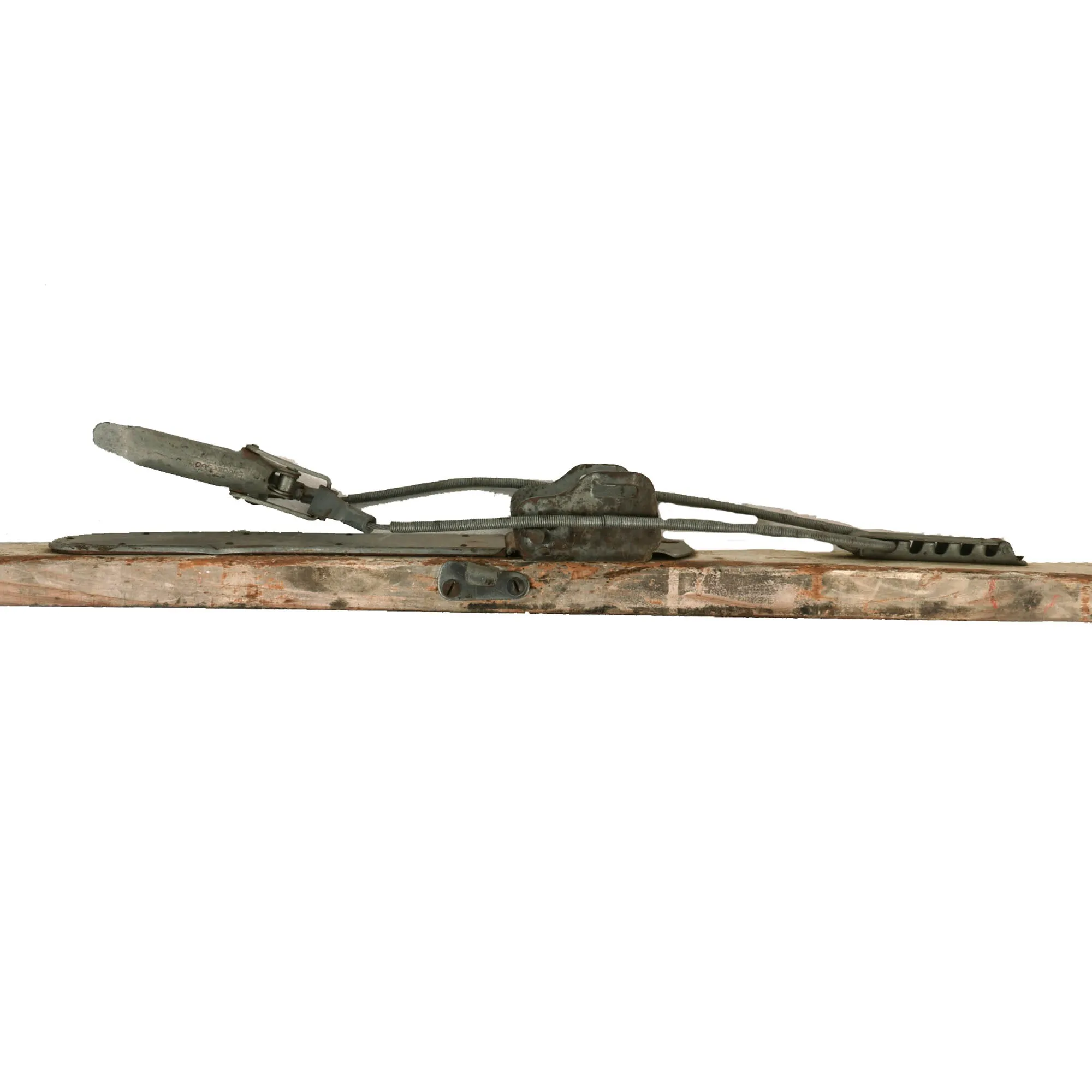 Original German WWII Skijäger-Division / Gebirgjager Mountain Troops Skis & Poles with Waffenamt Markings