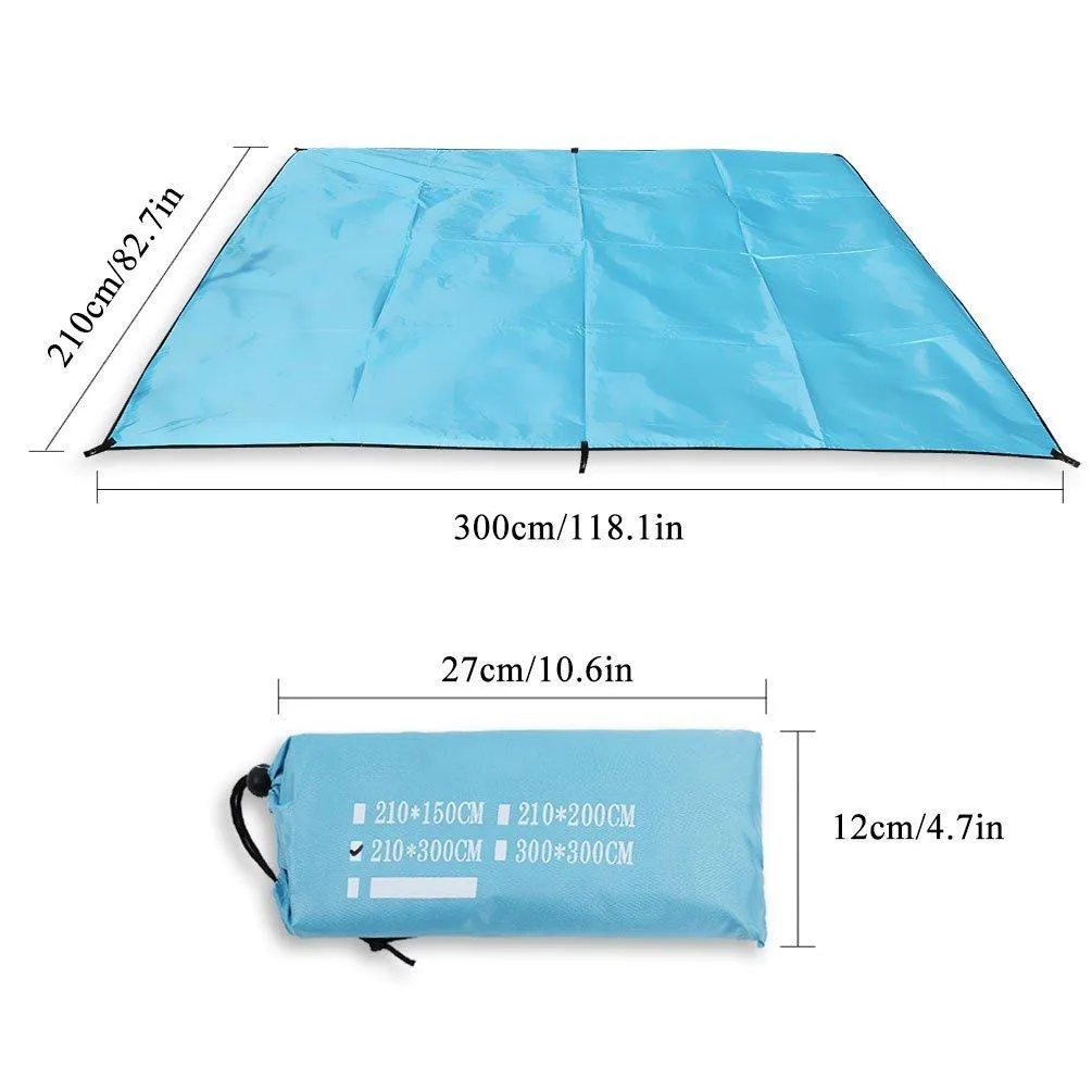 Outdoor Waterproof Camping Tent Footprint Groundsheet Blanket Mat for Outdoor Picnic Camping Mat Beach Tent Awning Sleeping Pads (82.7 118.1)