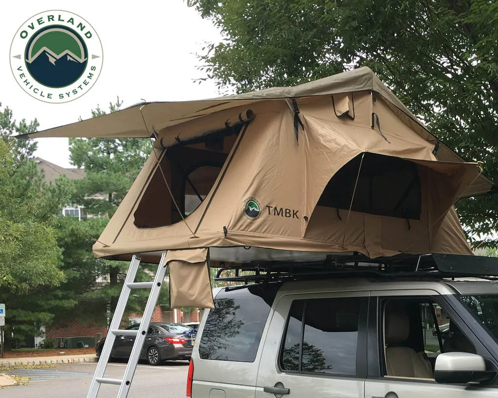 OVS TMBK 3 Person Roof Top Tent with Green Rain Fly